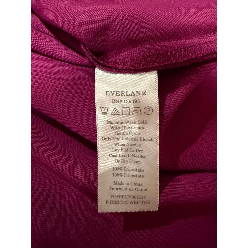 Everlane The Japanese GoWeave Sleeveless Wrap Dress in Purple Size 2 - Picture 6 of 7